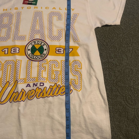 Cross Colours White Short Sleeve Tee - Picture 3 of 7